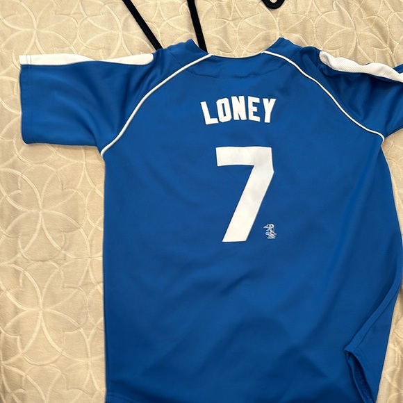 La Dodgers boys Loney authentic baseball jersey NWOT - Picture 6 of 7
